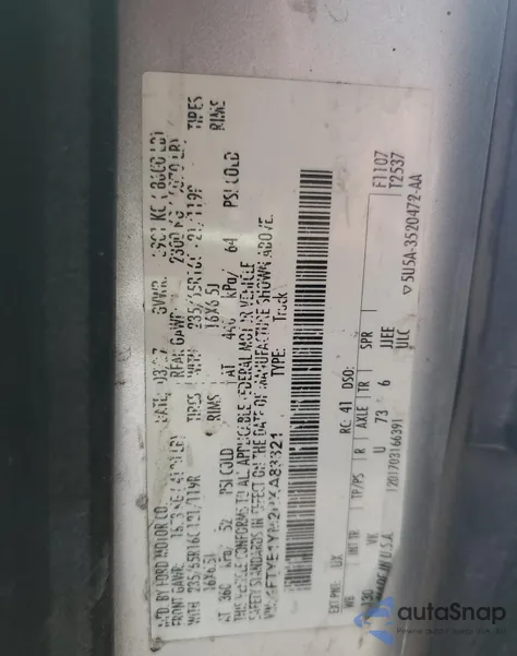 2017 Ford Transit T-150 from USA, damaged, VIN 1FTYE1YM2HKA83321